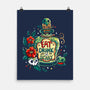 Eat Drink And Be Very Scary-None-Matte-Poster-Vallina84