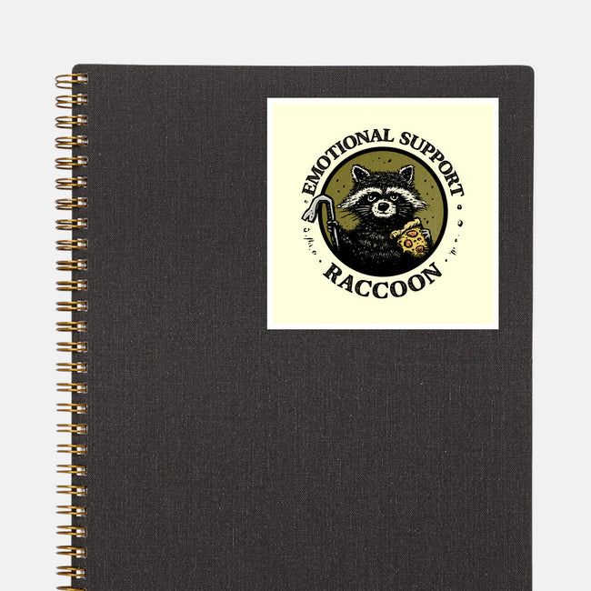 Emotional Support Raccoon-None-Glossy-Sticker-kg07