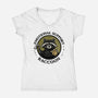 Emotional Support Raccoon-Womens-V-Neck-Tee-kg07