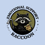 Emotional Support Raccoon-Womens-Fitted-Tee-kg07