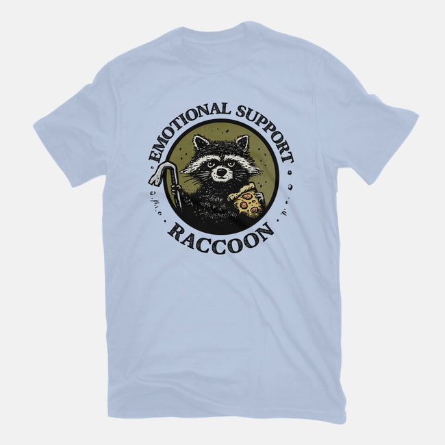 Emotional Support Raccoon-Womens-Basic-Tee-kg07