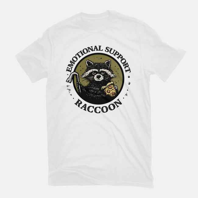 Emotional Support Raccoon-Womens-Basic-Tee-kg07