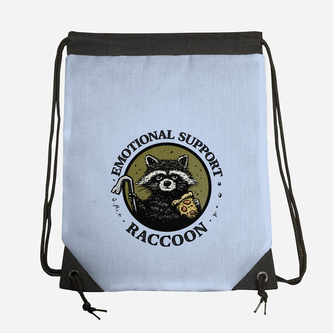 Emotional Support Raccoon-None-Drawstring-Bag-kg07