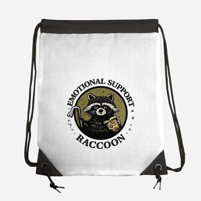 Emotional Support Raccoon-None-Drawstring-Bag-kg07