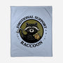 Emotional Support Raccoon-None-Fleece-Blanket-kg07