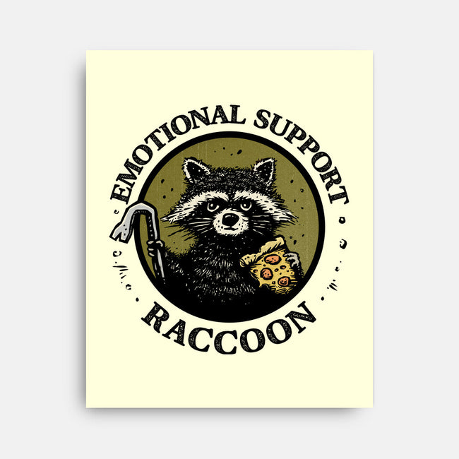 Emotional Support Raccoon-None-Stretched-Canvas-kg07