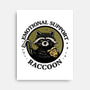 Emotional Support Raccoon-None-Stretched-Canvas-kg07