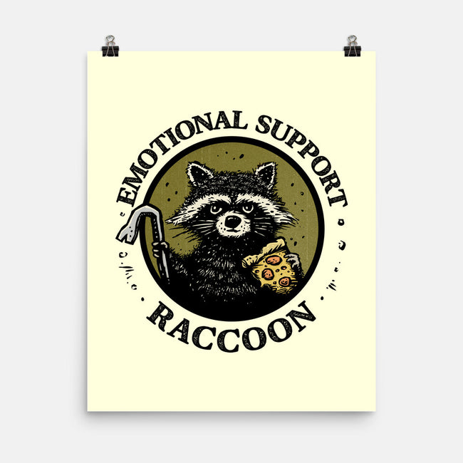 Emotional Support Raccoon-None-Matte-Poster-kg07