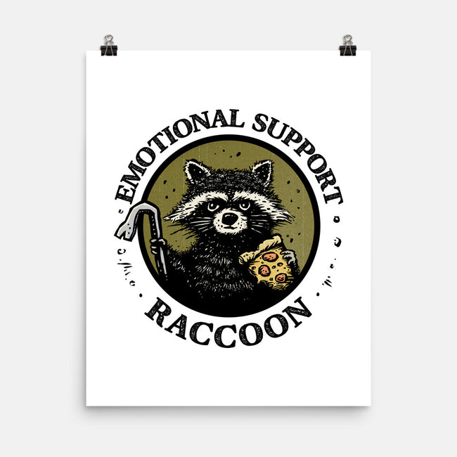 Emotional Support Raccoon-None-Matte-Poster-kg07
