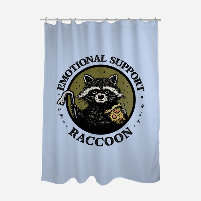 Emotional Support Raccoon-None-Polyester-Shower Curtain-kg07