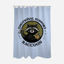 Emotional Support Raccoon-None-Polyester-Shower Curtain-kg07