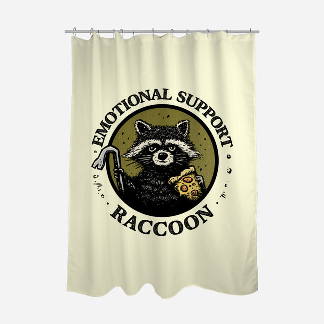 Emotional Support Raccoon-None-Polyester-Shower Curtain-kg07