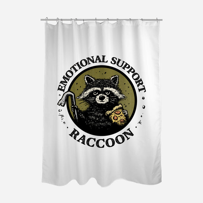 Emotional Support Raccoon-None-Polyester-Shower Curtain-kg07