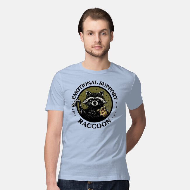 Emotional Support Raccoon-Mens-Premium-Tee-kg07