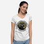 Emotional Support Raccoon-Womens-V-Neck-Tee-kg07