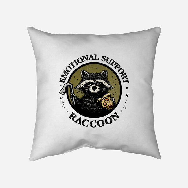 Emotional Support Raccoon-None-Removable Cover w Insert-Throw Pillow-kg07