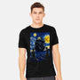 Starrynight Castle-Mens-Heavyweight-Tee-fanfabio