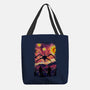 Monster In Starrynight-None-Basic Tote-Bag-fanfabio