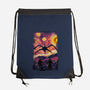 Monster In Starrynight-None-Drawstring-Bag-fanfabio