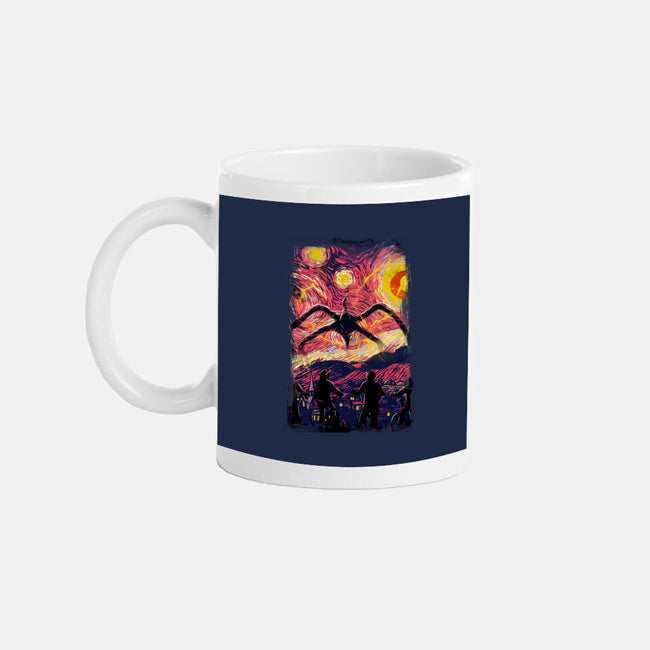 Monster In Starrynight-None-Mug-Drinkware-fanfabio