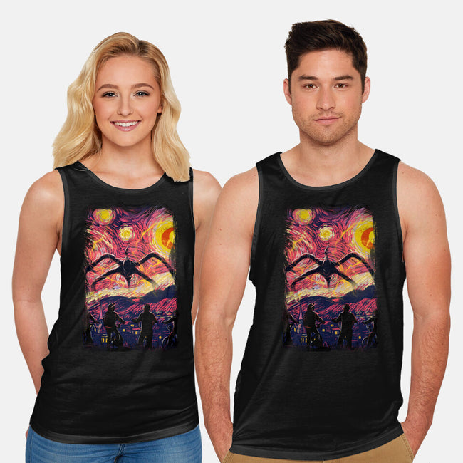 Monster In Starrynight-Unisex-Basic-Tank-fanfabio