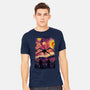 Monster In Starrynight-Mens-Heavyweight-Tee-fanfabio