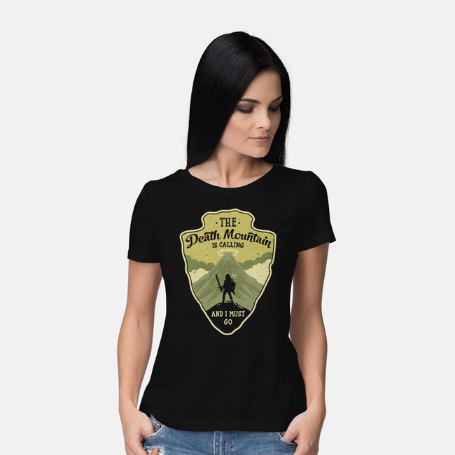 Legendary Mountain-Womens-Basic-Tee-retrodivision