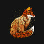 Autumn Fox Landscape-Mens-Basic-Tee-dandingeroz