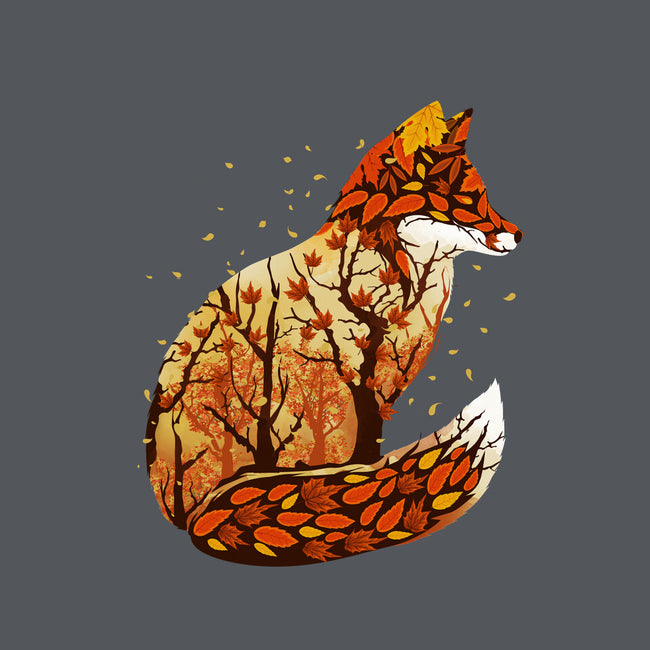 Autumn Fox Landscape-Mens-Basic-Tee-dandingeroz