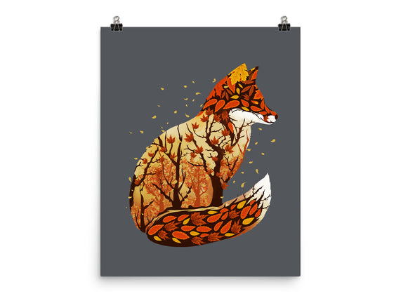 Autumn Fox Landscape