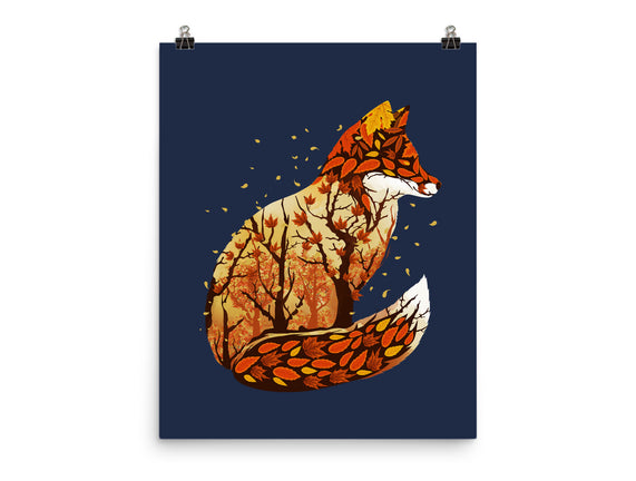 Autumn Fox Landscape