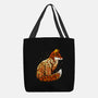 Autumn Fox Landscape-None-Basic Tote-Bag-dandingeroz