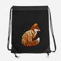 Autumn Fox Landscape-None-Drawstring-Bag-dandingeroz