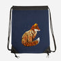Autumn Fox Landscape-None-Drawstring-Bag-dandingeroz