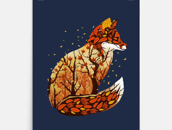 Autumn Fox Landscape
