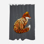 Autumn Fox Landscape-None-Polyester-Shower Curtain-dandingeroz