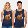 Autumn Fox Landscape-Unisex-Basic-Tank-dandingeroz