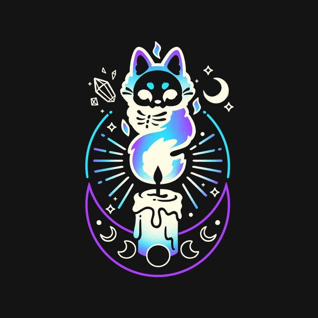 Fox Dark Flame Candle-Womens-Fitted-Tee-NemiMakeit