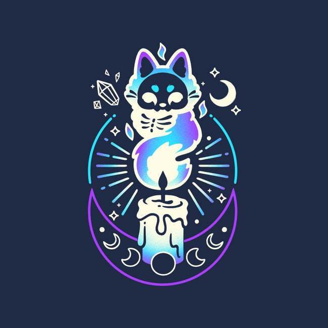 Fox Dark Flame Candle-Womens-Fitted-Tee-NemiMakeit