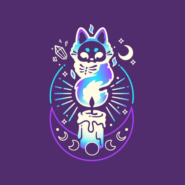 Fox Dark Flame Candle-Womens-Fitted-Tee-NemiMakeit