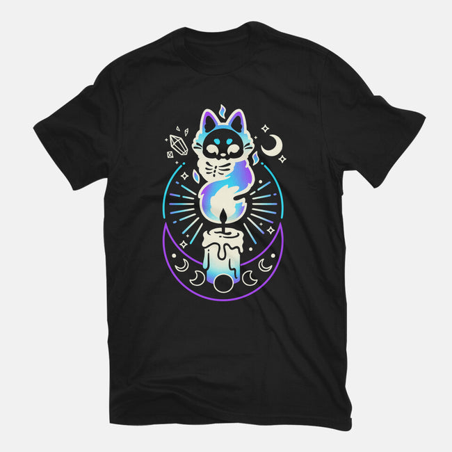 Fox Dark Flame Candle-Mens-Basic-Tee-NemiMakeit