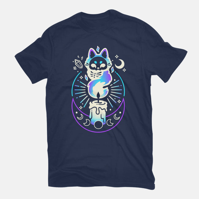 Fox Dark Flame Candle-Womens-Basic-Tee-NemiMakeit
