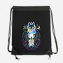 Fox Dark Flame Candle-None-Drawstring-Bag-NemiMakeit