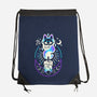 Fox Dark Flame Candle-None-Drawstring-Bag-NemiMakeit