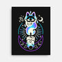 Fox Dark Flame Candle-None-Stretched-Canvas-NemiMakeit