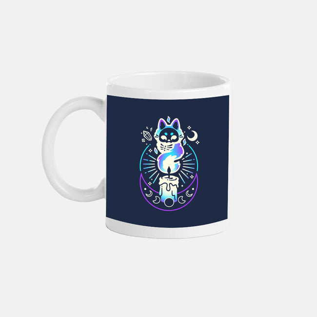 Fox Dark Flame Candle-None-Mug-Drinkware-NemiMakeit