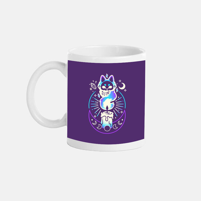 Fox Dark Flame Candle-None-Mug-Drinkware-NemiMakeit