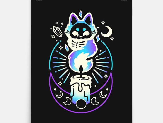 Fox Dark Flame Candle