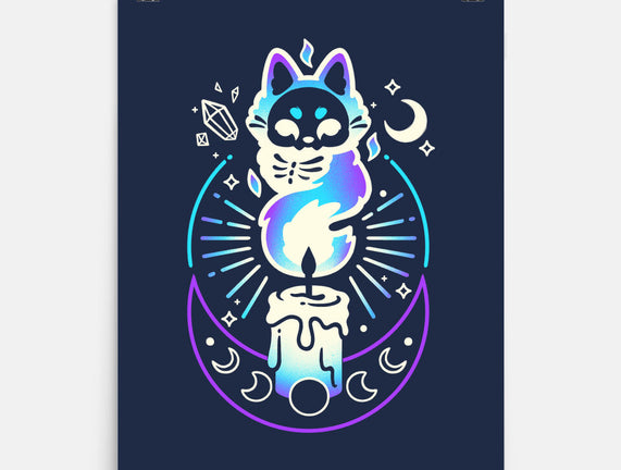 Fox Dark Flame Candle