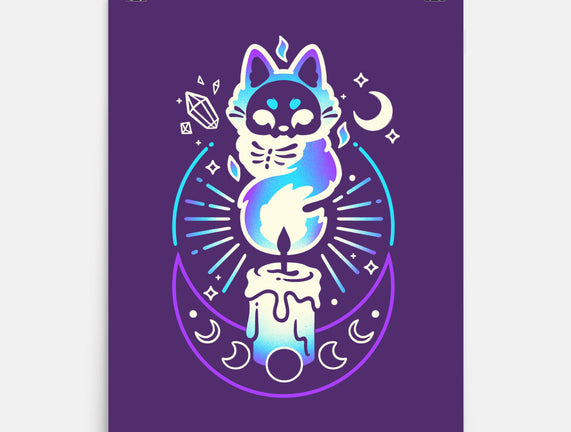 Fox Dark Flame Candle